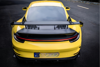 Kit carrosserie en fibre de carbone pour Porsche 992 GT3 RS, modification de mise à niveau neuve, grande taille, capot avant, aileron arrière, jupes latérales, moteur