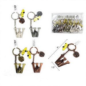 Porte-clés New York Letter 'W' 300Pcs 25DZ/CS Nouvelle Collection Porte-clés - Product Image 1