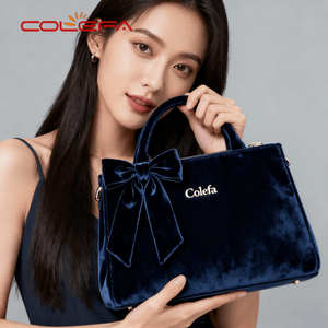 Colefa Fabricante Navy <span class=keywords><strong>Coral</strong></span> Fleece Reunidos Apertura Señoras <span class=keywords><strong>Bolso</strong></span> de mano Bolsos de <span class=keywords><strong>fiesta</strong></span> Suave Elegante Terciopelo <span class=keywords><strong>Bolso</strong></span> con cordón Logotipo personalizado - Product Image 4