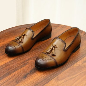 Chaussures habillées en cuir Oxford classiques faites à la main de haute qualité, imperméables, à lacets, pour occasions décontractées et mariages d'automne - Product Image 3