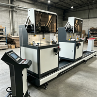 Máquina de Corte Automática CNC de Doble Cabezal para Cualquier Ángulo, Herramienta de Sierra Ingletadora Multiángulo de Precisión para Perfiles de Aluminio