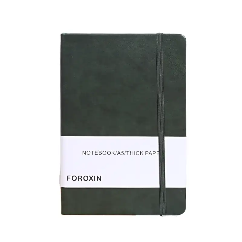 Notebook High Quality Free Sample Personalized Printed Pu Leather Custom A5 Hardcover Dotted Notebook With Logo