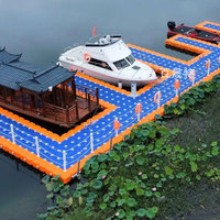 Kayak bateau à moteur de luxe Yacht en plastique matériau de protection de l'environnement quai flottant quai de bateau à moteur quai de bateau