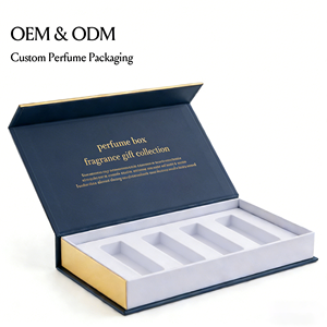 Caja de Embalaje de Perfume Personalizada, Juego de Regalo de Lujo con Inserto Reemplazable, Impresión con Tinta de Soja, Venta al por Mayor OEM - Product Image 1