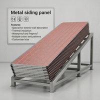 Panneaux sandwich pour murs extérieurs en acier galvanisé, modernes, écologiques, durables, décoratifs, isolation thermique, anti-sismiques