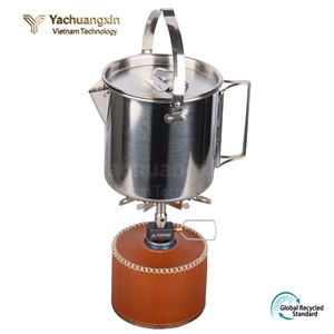 หม้อสแตนเลสสำหรับตั้งแคมป์ STARCAMP ขนาด 1.2 ลิตร พร้อมฝาปิด พกพาสะดวก ใช้ได้ทุกฤดู - Product Image 4