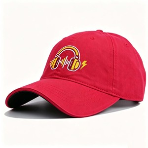 Gorras de Béisbol Verdes de 6 Paneles de Algodón de Alta Calidad de Marca de Moda para Exteriores con Logotipo Bordado Plano, Gorra de Béisbol con Logotipo Personalizado - Product Image 1