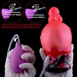 NNSX Jouet anal gonflable souple en silicone pour hommes, simulateur de plug anal éjaculateur, jouets sexuels en gros - Product Image 3