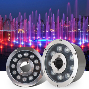 Projecteur LED pour Fontaine, Étanche IP68, Acier Inoxydable, Anneau Rond, Lumière du Jour 5000K, DC 12V, Dimmable, pour Piscine, Garantie 3 Ans - Product Image 4