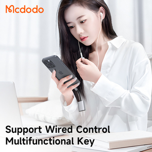 Mcdodo 557/556 2 Trong 1 Điện Thoại Máy Tính Bảng Cáp <span class=keywords><strong>Adapter</strong></span> 60W Sạc Điện + Tai Nghe Có Dây Tai Nghe Âm Thanh Sạc USB Type-C <span class=keywords><strong>Adapter</strong></span> - Product Image 4