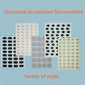 Moules <span class=keywords><strong>en</strong></span> <span class=keywords><strong>silicone</strong></span> <span class=keywords><strong>chocolat</strong></span> pour pâtisserie, motifs cœur, pentagramme, sapin de Noël, format A4, <span class=keywords><strong>petit</strong></span> <span class=keywords><strong>moule</strong></span> <span class=keywords><strong>en</strong></span> papier transfert pour éclairs - Product Image 4