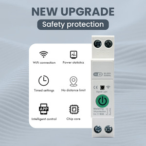 Graffiti Wifi Smart Circuit Breaker 1-63A Miniature With Electricity Meter <b>Remote</b> <b>Control</b> For <b>Universal</b> Use - Product Image 3