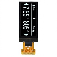 Pantalla OLED Raspberry Pi Blanca PM-Mono I2C de 64x128 y 1.3 Pulgadas con Conector de Controlador SH1107 y Soporte de Montaje