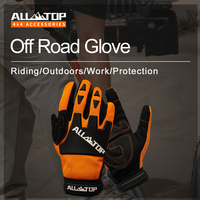 Gants d'entraînement robustes en microfibre durable Gants tactiques de moto en microfibre