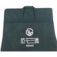 Housse de costume de vêtement en coton personnalisé, sacs de couverture de sac non tissé pour magasin de vêtements
