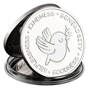 ส่งต่อเหรียญชุบเงินขอบคุณสำหรับการแบ่งปันเหรียญที่ใจดีของขวัญสุดสร้างสรรค์ของที่ระลึกสำหรับการตกแต่งบ้าน - Product Image 1