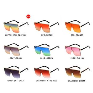 Lunettes de soleil carrées vintage surdimensionnées à verres uniques UV400 pour femme – Meilleures ventes - Product Image 6