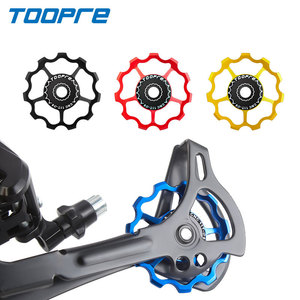 TOOPRE Ligero 11T 13T Transmisión Cojinete de cerámica Engranaje <span class=keywords><strong>Bicicleta</strong></span> Rueda de guía de Dial trasero <span class=keywords><strong>para</strong></span> carretera de montaña y rueda de guía de coche - Product Image 2
