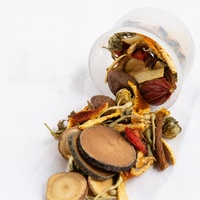 Tisane aux herbes multiples en mini-boîte : Scaphium Scaphigerum, Siraitia Grosvenorii, Exocarpium Citri Rubrum
