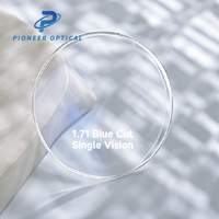Lentilles optiques Pioneer 1.56 1.60 1.67 1.74, lentilles monocales anti-lumière bleue UV420, lentilles optiques bloquant la lumière bleue à haute CYL