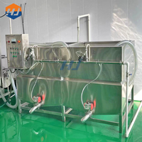Équipement de tofu de lait de soja de réservoir de trempage de soja contrôlé par PLC haut 380V 4.5kW dimensions personnalisables de garantie de 1 an