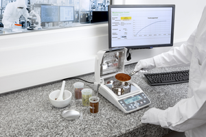 Balanza de laboratorio digital halógena de alta precisión Veidt Weighing para analizador de humedad Kern DBS 60-3 60g 0.001g - Product Image 3