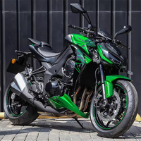 Moto sportive Kawasaki 1000 cm³ 4 temps à essence importée - Moteur en ligne à quatre cylindres, démarrage électrique/à manivelle, haute puissance 245 km/h, loisirs/course