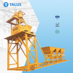 Centrale à béton prête à l'emploi Talus <span class=keywords><strong>25</strong></span>-75m3/h certifiée ISO CE avec PLC, commande entièrement automatique et moteur électrique - Product Image 1