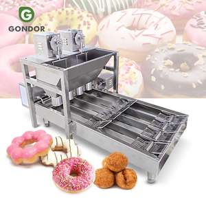 Nouvelle friteuse électrique commerciale automatique pour beignets et mochi avec du maïs et de la farine, haute productivité, contrôle de la température - Product Image 1