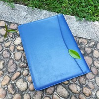 Carpeta de Cuero Genuino de Alta Gama para Diplomas y Certificados A4, con Patrón Repujado, Organizador de Documentos para Habitaciones de Hotel