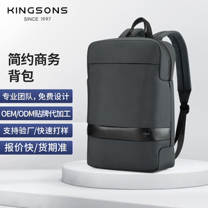 Kingsons Business Anti-Theft <b>Backpack</b> Men's Lightweight Waterproof <b>Large</b> <b>Capacity</b> 15 Inch Laptop Travel <b>Backpack</b> - Product Image 4