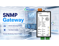 Milesgo SNMP1002-ARM, Gateway SNMP Industrial, Convertidor Modbus BACnet OPC UA MQTT para Monitoreo de Redes y BMS Inteligente
