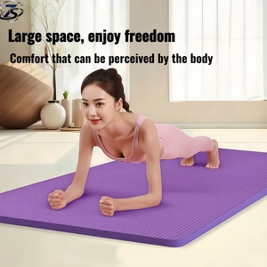 Tapis de <span class=keywords><strong>yoga</strong></span> et de fitness classique en NBR/TPE, 8 mm d'épaisseur, écologique, antidérapant, avec sangle de transport, pour <span class=keywords><strong>yoga</strong></span> et Pilates, vente en gros - Product Image 2