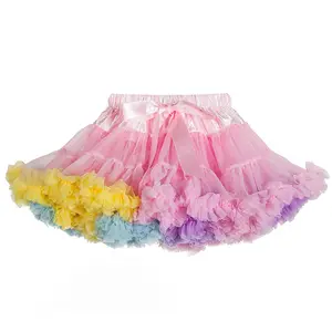 เด็กผู้หญิงแฟนซีบัลเล่ต์ Pettiskirt ปุย,ชุด Tutu