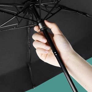 Parapluie UV léger, mini, de poche, pliable en cinq sections, manuel, minimaliste, compact et portable - Product Image 4