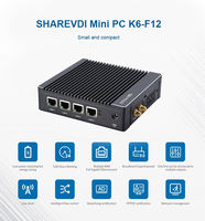 PC Firewall Pfsense con Intel Pentium N3700/N3710 de Cuatro Núcleos, 4 Puertos Ethernet, OPNsense, Ubuntu, Windows para Seguridad de Red