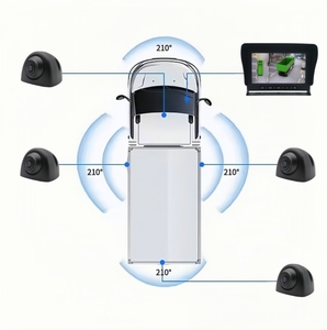 3D ระบบกล้องมองรอบทิศทาง360องศากล้อง AI ตรวจจับจุดบอดกล้องถอยหลังสำหรับรถบรรทุกรถบัส RV - Product Image 6
