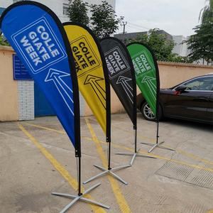 Наружный пользовательский дизайн логотипа печать рекламный пляжный флаг перо флаг капленые флаги и баннеры - Product Image 6