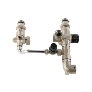Conjunto de Mezclador de Agua Automático de Latón de Alta Eficiencia, Válvula <span class=keywords><strong>Mezcladora</strong></span> Termostática de 100W 220V, Bomba de Circulación para Sistemas de Calefacción por <span class=keywords><strong>Suelo</strong></span> <span class=keywords><strong>Radiante</strong></span> - Product Image 2