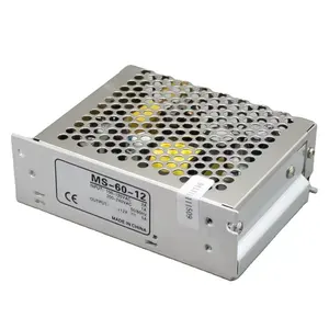 MS-60迷你尺寸60W 5V 12A 12V 15V 24v开关电源