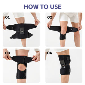 Penyangga Lutut Neoprene Pelindung Profesional untuk Olahraga & Perawatan Kesehatan, Peregang Kaki untuk Lutut Lemah - Product Image 6