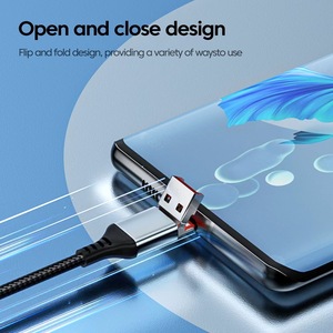 Hot bán nylon bện USB C Loại C sạc cáp, 65 Wát 3A nhanh chóng sạc nhanh cáp dữ liệu - Product Image 4