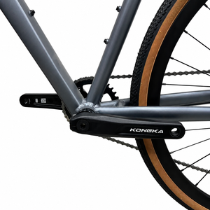 Vélo de ville/<span class=keywords><strong>gravel</strong></span> 700C <span class=keywords><strong>pour</strong></span> hommes et femmes, idéal <span class=keywords><strong>pour</strong></span> les trajets quotidiens et les voyages, cadre en aluminium, fourche rigide, freins à disque hydrauliques, 9 vitesses, guidon plat - Product Image 3