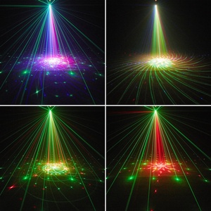 <span class=keywords><strong>Mini</strong></span> lumières laser disco mobiles DMX512 compactes, éclairage de scène RGBW pour les événements de club, les mariages, émettant des couleurs dynamiques - Product Image 6