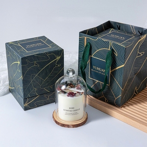 Nouvelles <span class=keywords><strong>bougies</strong></span> décoratives parfumées à l'orange séchée et à <span class=keywords><strong>la</strong></span> cannelle, avec coffret cadeau de luxe - Product Image 4