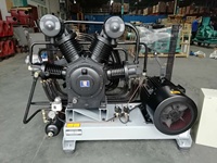 Compresseur d'air à piston industriel de haute qualité 15KW/20HP, refroidi par air, moteur PLC, 40 bars, moyenne pression