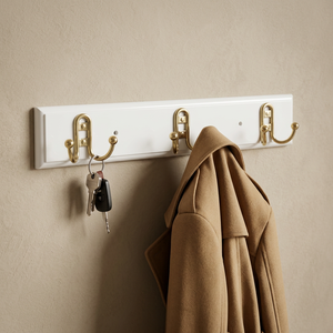 AK Brass Gold Finished Brass Metal Wall Hanger Wall <b>Hook</b> <b>Coat</b> <b>Hook</b> Kitchen Hanger <b>Decorative</b> Home Decor - Product Image 4