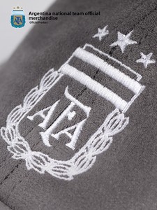 Gorra de Béisbol Gris con el Logotipo de la AFA del Equipo Nacional de <span class=keywords><strong>Argentina</strong></span> [Oficial y Genuina], <span class=keywords><strong>Tres</strong></span> <span class=keywords><strong>Estrellas</strong></span>, Gorra Casual para el Sol, para Exteriores, Combinable con Todo - Product Image 5