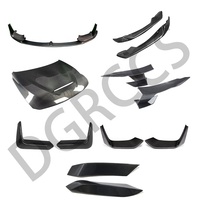 Pour BMW M4 F82 becquet en Fiber de carbone lèvre avant diffuseur arrière coque de miroir capot moteur couteau à vent