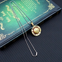 30 colores Anime Monkey D. Luffy Roronoa Zoro sombrero de paja tripulación Metal símbolo colgante collar para Cosplay